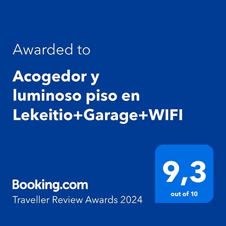 Lekeitio, Garaje Y Wifi Apartamento